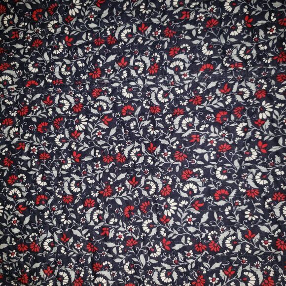 Vintage Reversible Quilted Patchwork Floral Cardigan M/L Handmade Boho Jacket - Picture 8 of 13